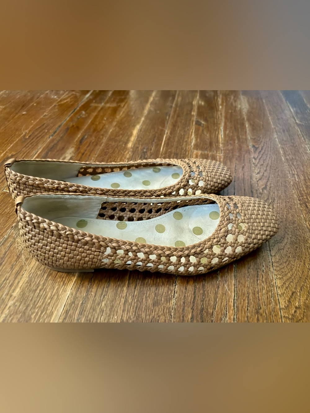 Boden Women’s Tan Woven Ballet Flats EU 39 - gently used